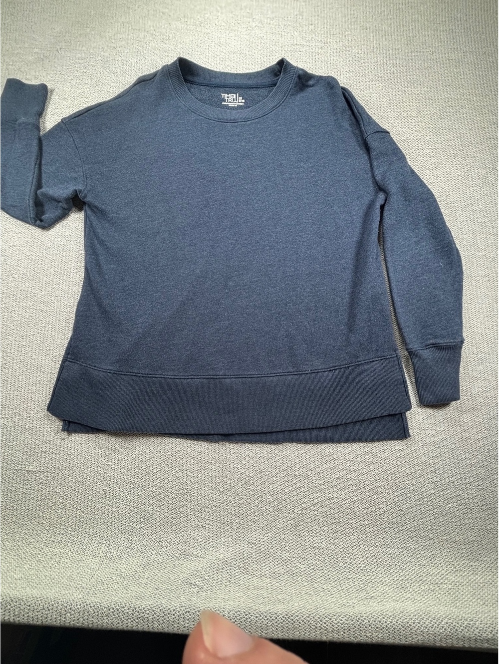 Time and Tru Medium Blue Crewneck Sweatshirt for Kids